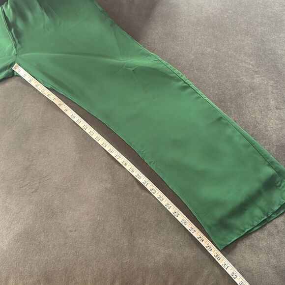 Women’s Green Lace & Chiffon 3 Piece Formal Pant Suit Mother of the Bride 16 NEW - Picture 14 of 15